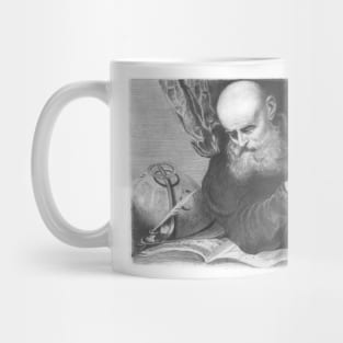 Galileo - Fine art pencil drawing Mug